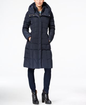 Cole Haan Box-Quilt Down Puffer Coat 