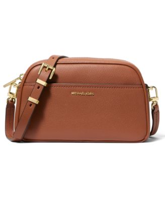 Сумка Michael Kors Jet Set для маленькой камеры через плечо коричневого цвета