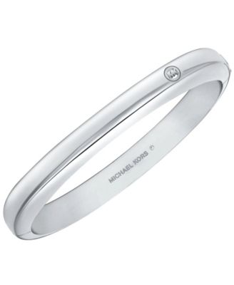 Браслет Michael Kors Soft Square Bangle серебристый