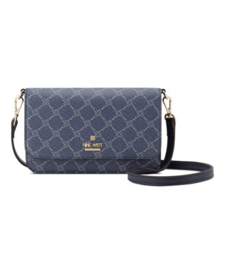Мини-сумка для телефона Nine West Luela через плечо синего цвета