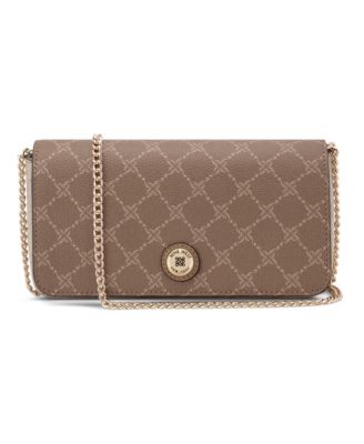 Мини-клатч для телефона на цепочке Nine West Trista, сумка через плечо коричневого цвета
