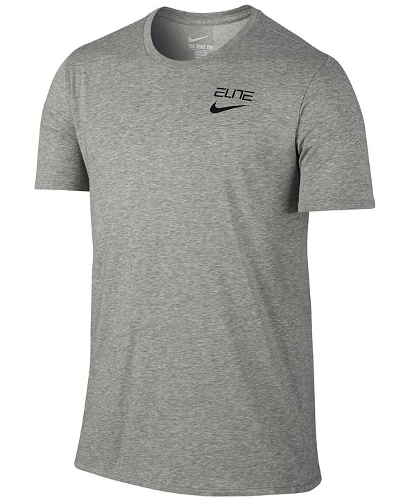 Nike Men's Elite Back-Stripe Dri-FIT Basketball T-Shirt & Reviews - T ...