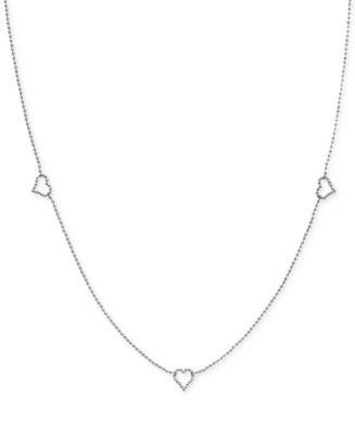 gucci boule heart necklace