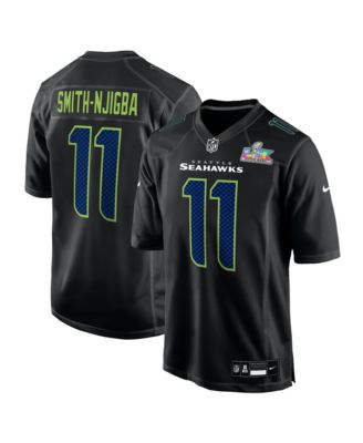 Мужская футболка Nike Jaxon Smith-Njigba Black Seattle Seahawks Super Bowl LX Fashion Game от Nike.
