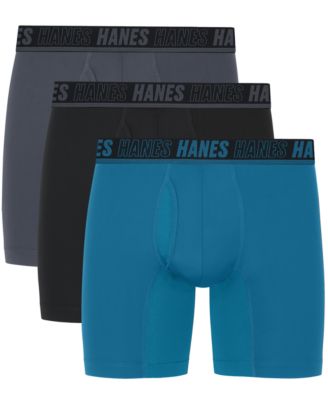 Мужские боксерские трусы Hanes Performance, 3 штуки