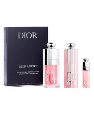 DIOR, 3 шт. Набор увлажняющих бальзамов и масел для губ Addict, белый