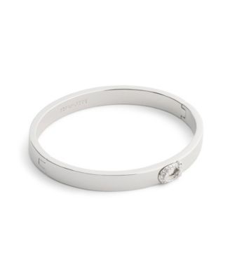 Фирменный браслет COACH с паве из искусственного камня C Bangle серый