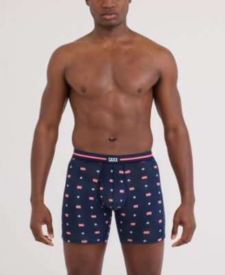 Мужские боксеры SAXX Vibe Xtra Soft Comfort Boxer Brief синего цвета