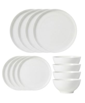 Костяной фарфор Godinger Brentwood, 12 шт. Набор посуды, Сервиз на 4 персоны