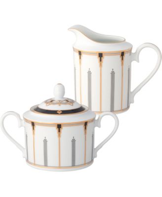 Сахарница и сливочник Noritake Empire Gold, набор из 2