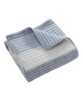 Текстурированный стеганый плед Levtex Home с песочными полосками, 50