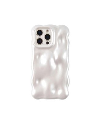 Чехол Auramma Chrome Bubbles для iPhone 14 Pro Max, белый