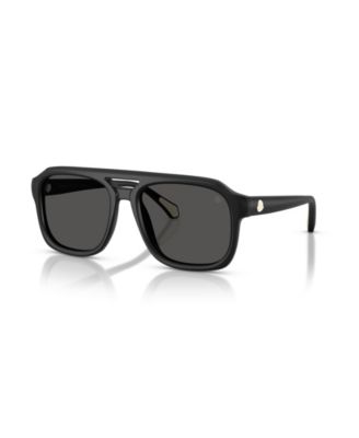 Солнцезащитные очки Moncler Unisex Rectangle Vantos, ME6024, черный