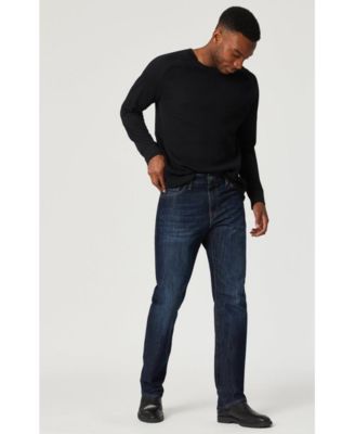 Мужская матовая модель Mavi Jeans с расслабленными прямыми штанинами темно-синего цвета Stanford Jeans