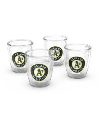 Набор 4 термостаканов Tervis Oakland Athletics 355 мл, белый