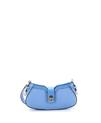 Бывшая в употреблении сумка через плечо Gucci Mini Moon Side GG Canvas blue