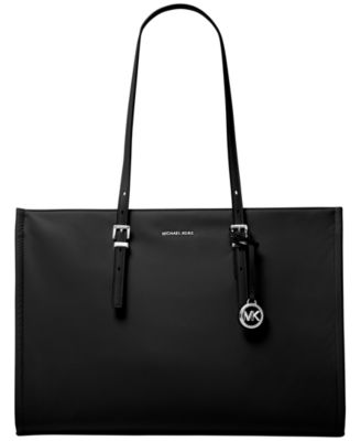Большая сумка-тоут Michael Kors Zadie East West черного цвета