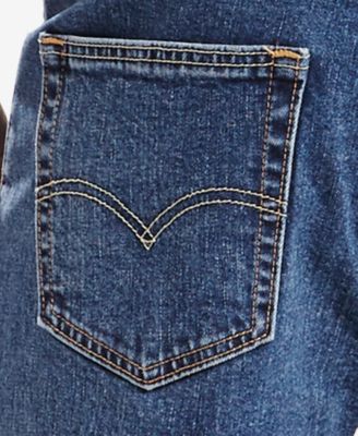 levi's 505 black stretch jeans