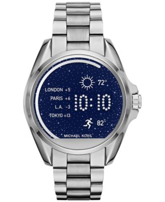 silver digital watch women's