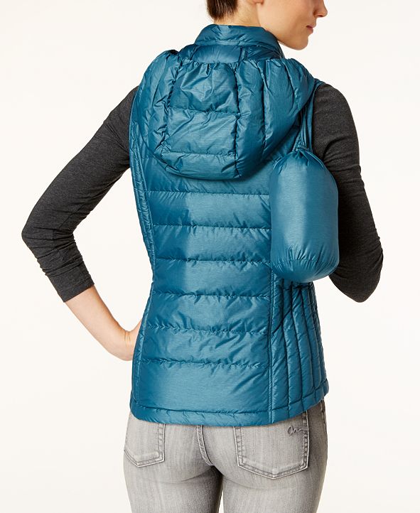 32 Degrees Packable Down Hooded Puffer Vest, Created for Macy's & Reviews - Coats - Women - Macy's