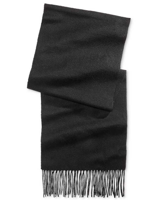 Club Room Men's Solid Cashmere Scarf, Created for Macy's & Reviews