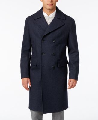 Michael Kors Michael Kors Men's Slim-Fit Double-Breasted Overcoat ...