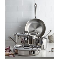 All-Clad Tri-Ply Stainless Steel 7 Piece Cookware Set