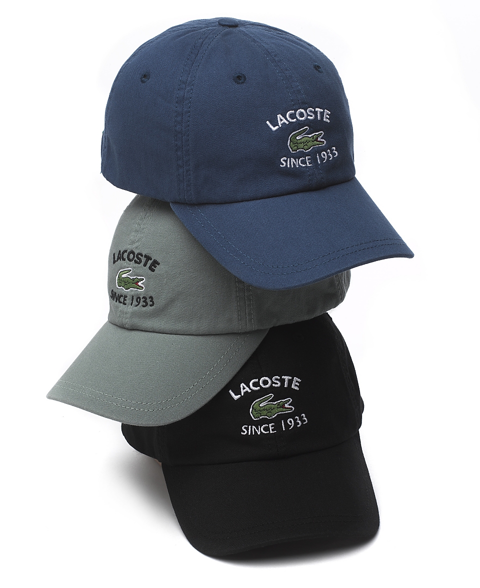 Lacoste Core Hat, Logo Baseball Cap   Hats, Scarves & Gloves   Mens 