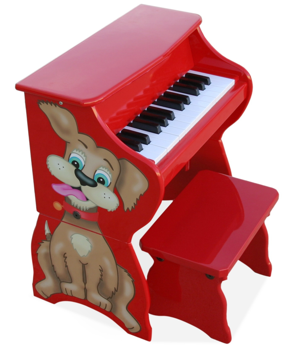Schoenhut Piano Pals Dog 25 Key with Bench   Kids