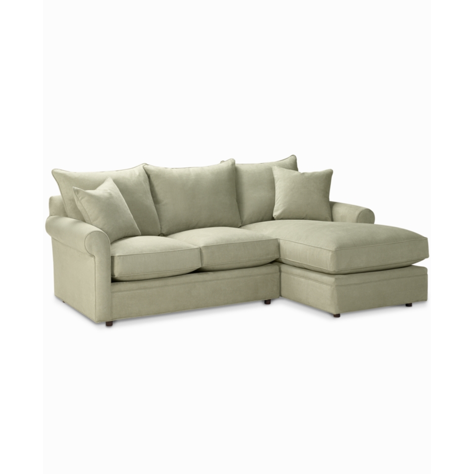 Doss Fabric Microfiber Sectional Sofa, 2 Piece (Loveseat & Chaise) 101