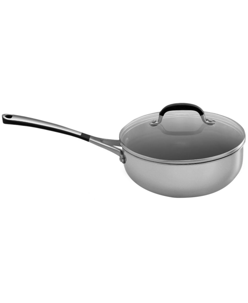 Calphalon Chefs Pan, Simply Stainless Steel 1 Qt.