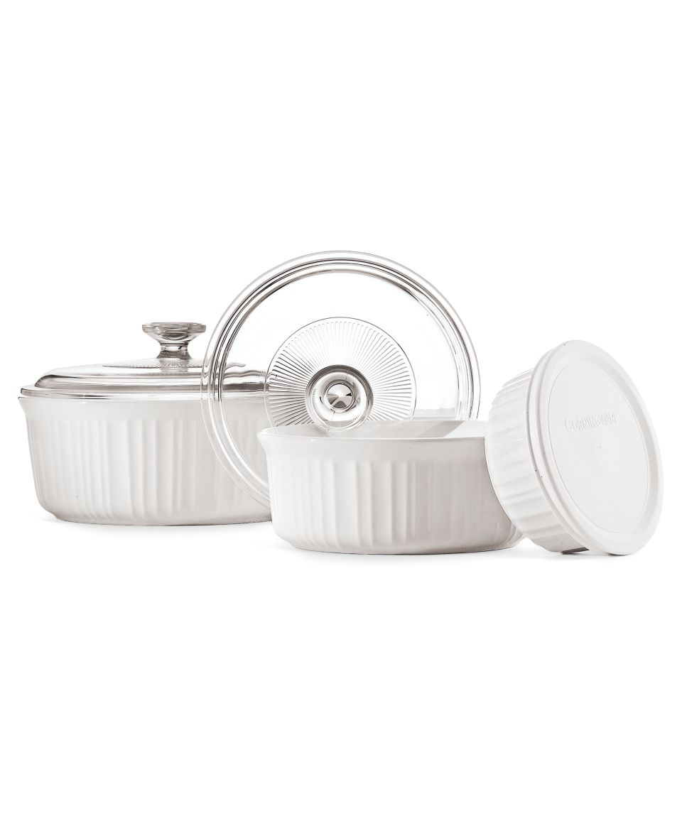 Corningware Bakeware, French White 10 Piece Set   Bakeware   Kitchen 