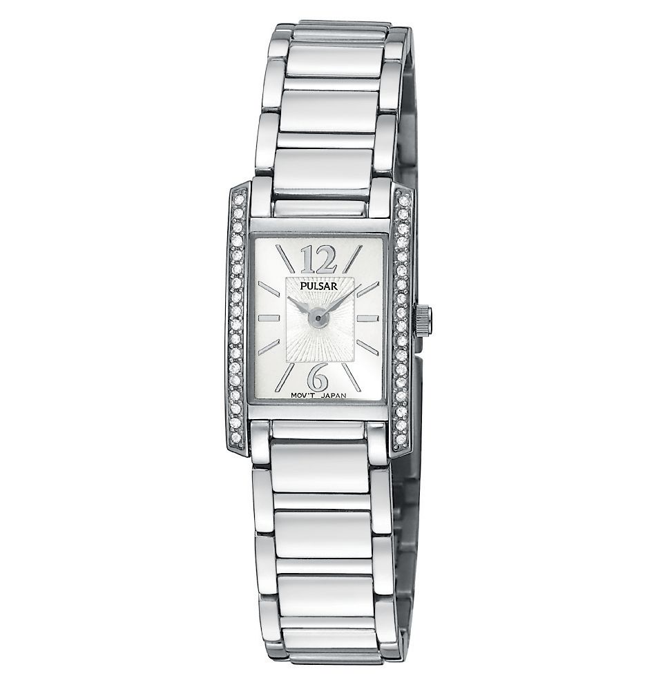 Pulsar Watch, Womens Stainless Steel Bracelet PEGC51