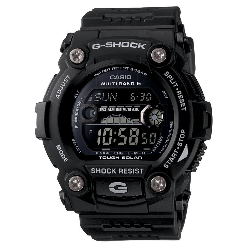 Shock Watch, Mens Digital Black Resin Strap 49mm GR8900A 1   All