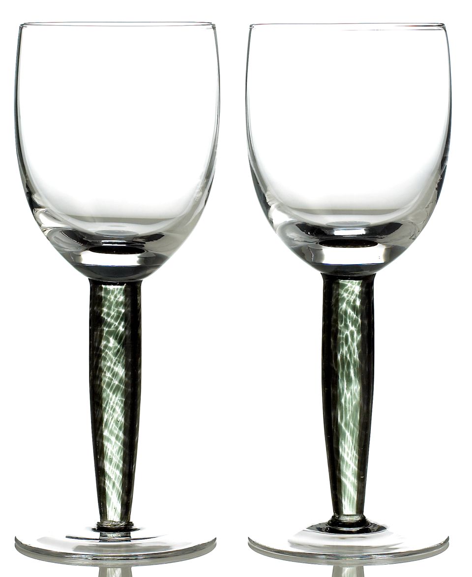 Denby Glassware, Set of 2 Jet Highball Glasses   Stemware & Cocktail