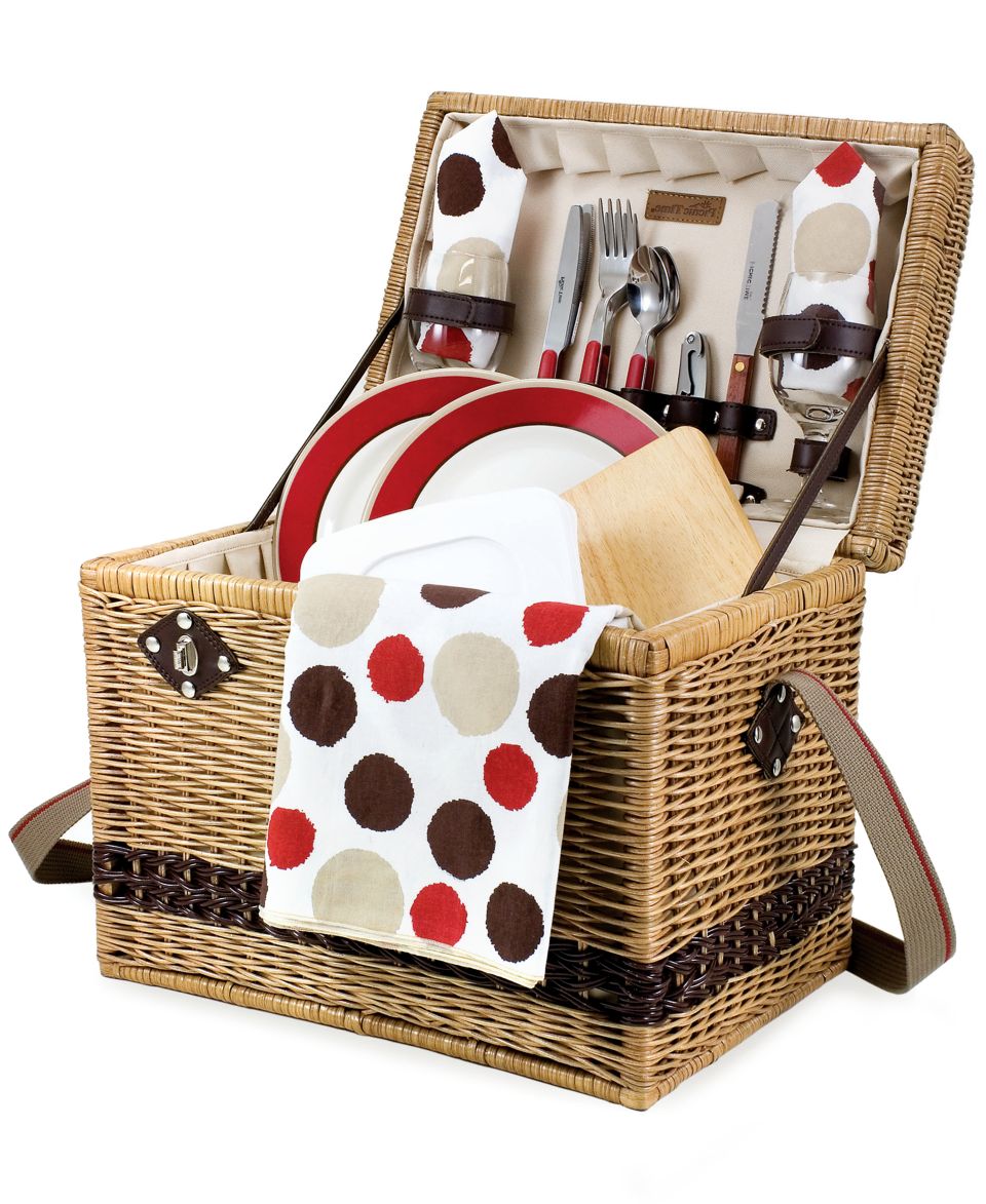 Picnic Time Picnic Basket, Yellowstone Moka