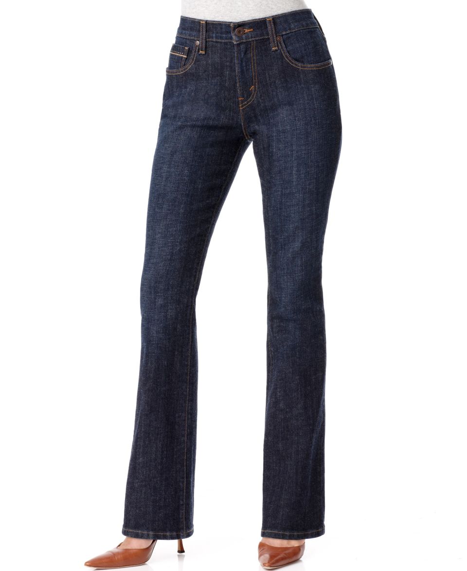 Levis Petite Jeans, 515 Boot Cut Lights Out Wash