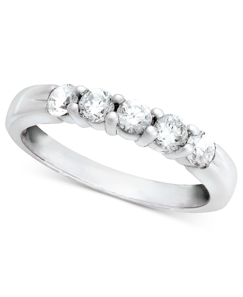 Diamond Ring, 14k White Gold Diamond Band (1/4 ct. t.w.)