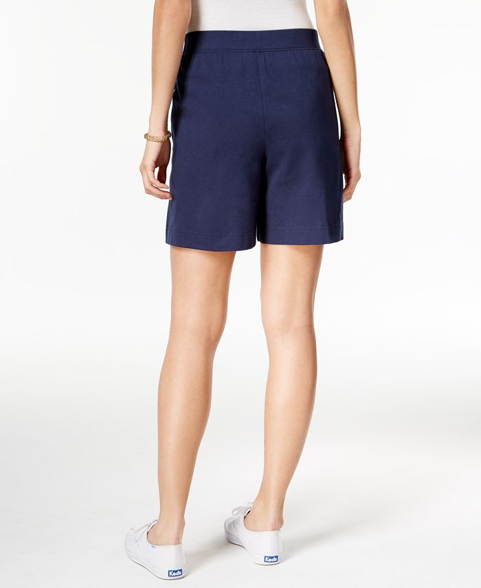 Karen Scott Petite Drawstring Shorts, Created for Macy's & Reviews