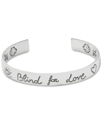 gucci blind for love bracelet