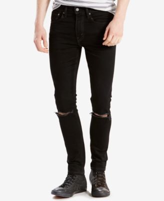 levis 519 black extreme skinny jeans