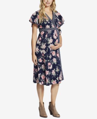 jessica simpson wrap maternity dress