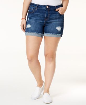 trendy jean shorts
