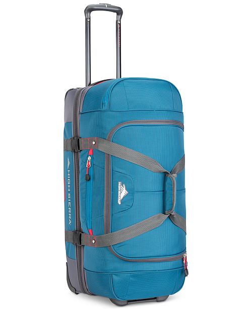 High Sierra Closeout Decatur 28 Drop Bottom Wheeled Duffle Created For Macy S Reviews Duffels Totes Luggage Macy S