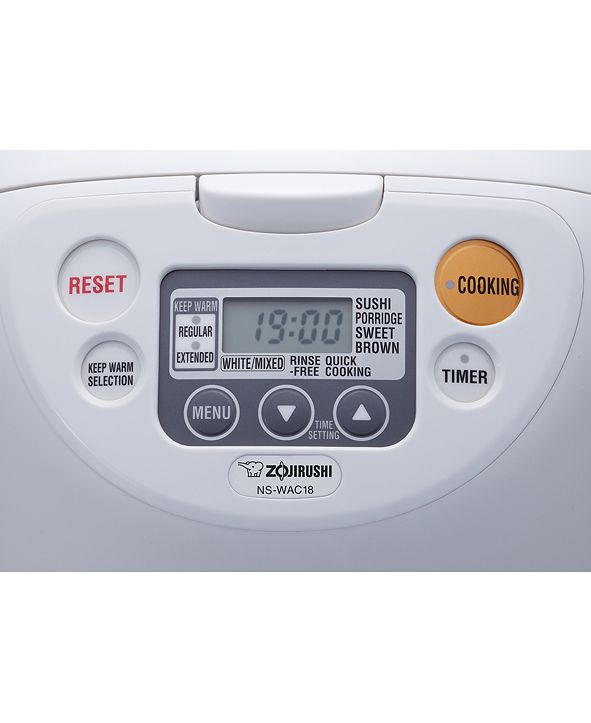 Zojirushi NS-WAC18 Micom Rice Cooker & Warmer & Reviews - Small