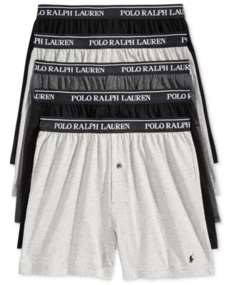 mens cotton knit boxer shorts