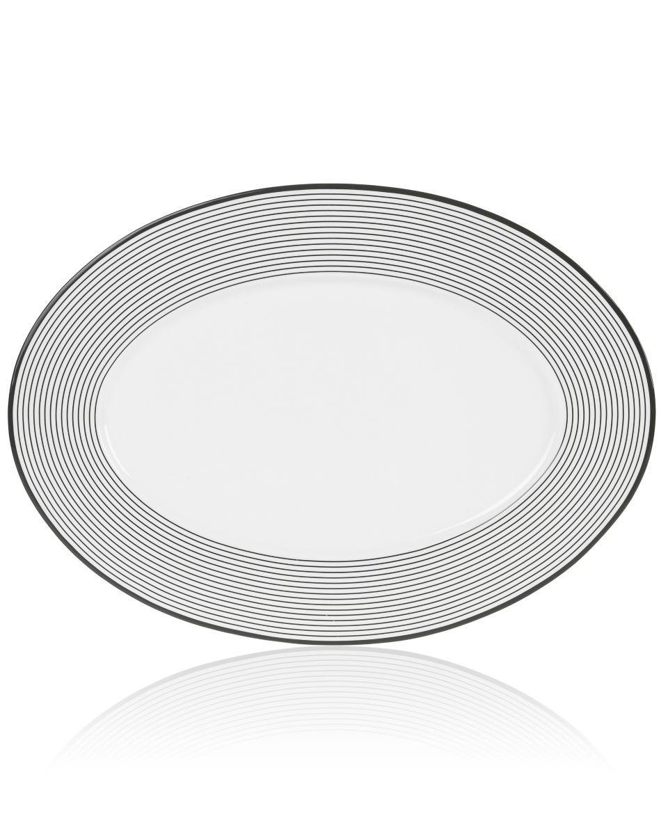Mikasa Dinnerware, Cheers Oval Platter Rings  