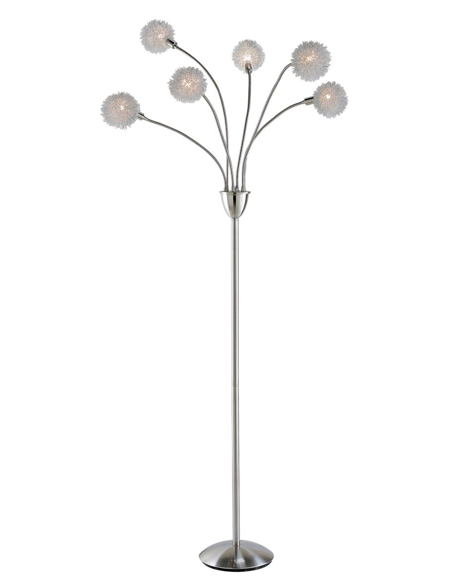 Kathy Ireland by Pacific Coast Floor Lamp, 4 Light Contemporary Copper