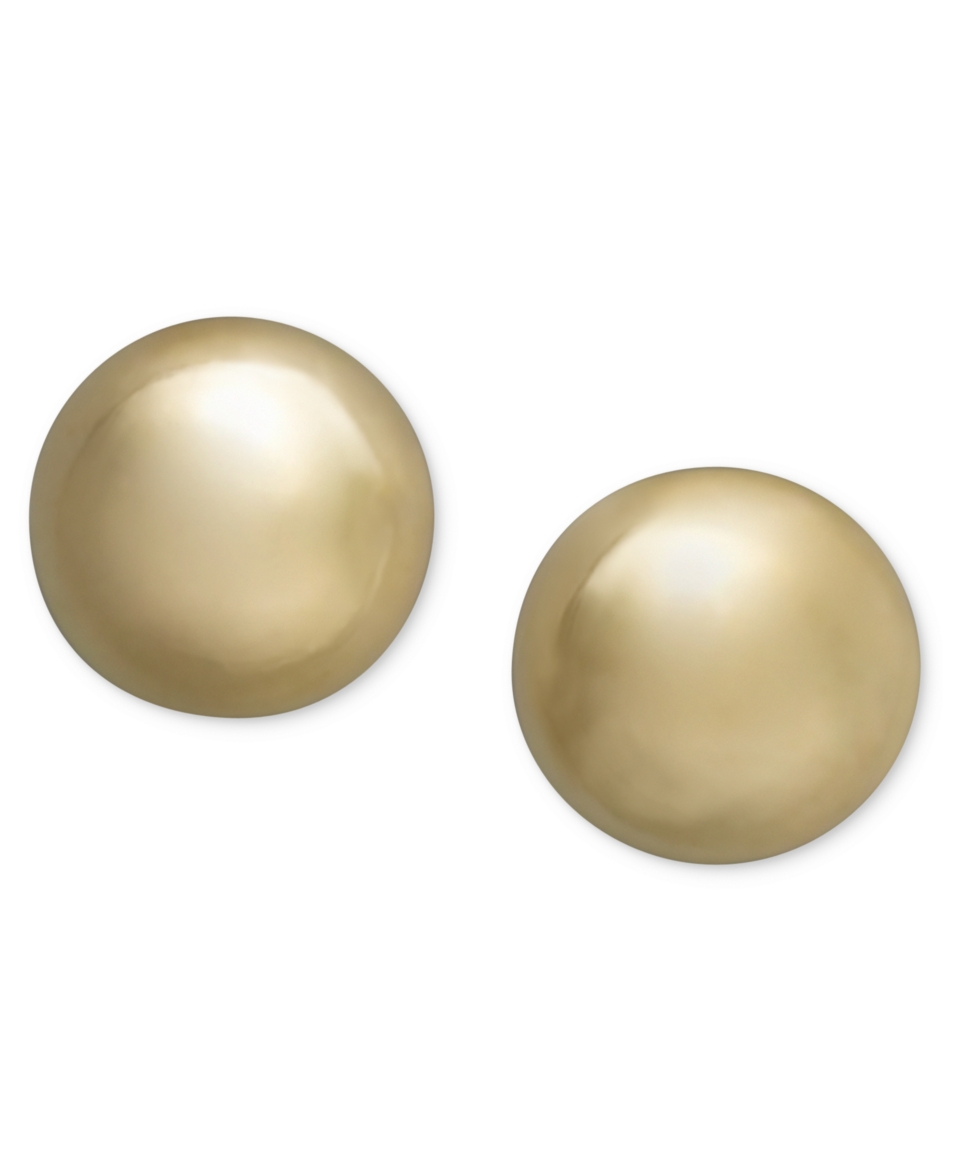 Giani Bernini 24k Gold over Sterling Silver Earrings, Ball Stud Earrings   Earrings   Jewelry & Watches