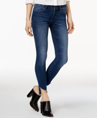 women's step hem jeans
